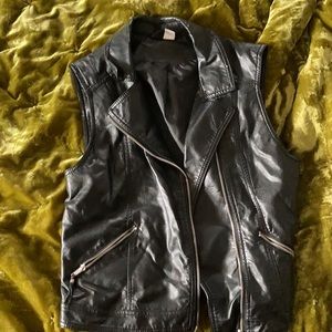 H&M Faux Leather Vest